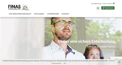 Desktop Screenshot of finas.de