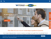 Tablet Screenshot of finas.nl